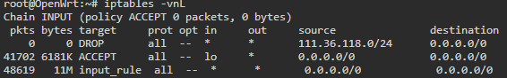 使用 iptables 禁止特定 IP / 某些 IP 段访问你的网站或者服务器